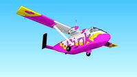 SHORT pink skydiving skyvan -FULL INTERIOR