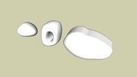 3 Blobs I made in a software called shapeshop.