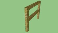 valla de madera