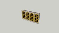 Ornate Night Window Wall