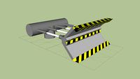 Accessoires RCT3 : Vérins support en V horizontal recolorable