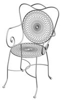 Wrought Iron Chair 01