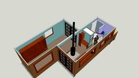 Two 20' shipping containers build out plan