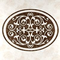 The pattern on the floor