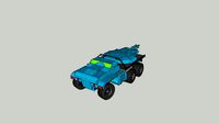 cool under water camuflage truck with blaster on pick up bed