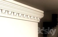 cornice with decor