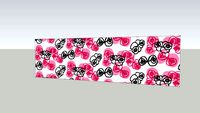 Splashguard600x2100mmFetknopp_Pink_byAnnaViktorssonForDesignMCollection