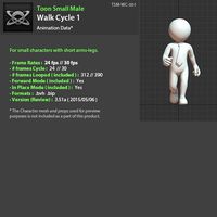 Toon Small Male - Walk Cycle 1