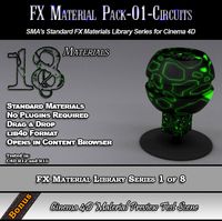Standard FX Material Pack-01-Circuits for C4D