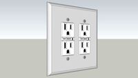 Double GFCI Outlet