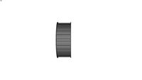 Poulie dente moyeu amovible pour courroie largeur 38,1 mm