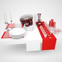 Christmas table setting