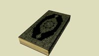 The Holy Book Of Qur'an In The Closed Shape