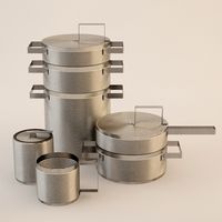 Photorealistic Set Design Pots