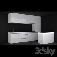 Kitchen laquer white