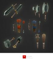 Low Poly Weapon Set 05