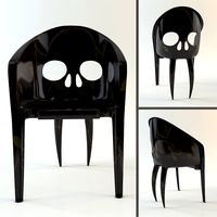 Chair "The Skull with Fangs" (hi-poly model)