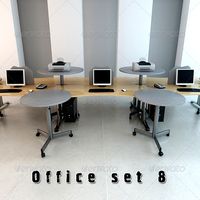 Office Set p08 3D Model