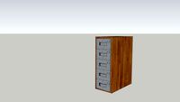 five draw filing cabnet