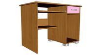 Bambi radni sto 1F bukva-pink