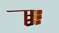 Hanging wall shelf