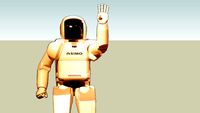 2D Asimo Robot