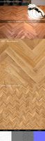 Vintage Herringbone Oak Parquet