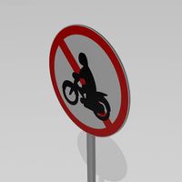Motorcycles prohibited