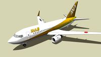 All Nippon Airways (ANA) Boeing 737-700 Gold Version