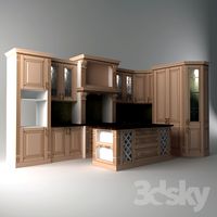 Kitchen patinated