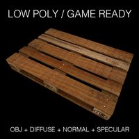 Wooden pallet (europalette)