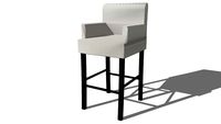 Housse ivoire fauteuil de bar LOUNGE, Maisons du monde. Réf: 111.584 Prix: 29