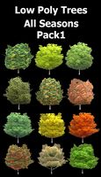 Low Poly Trees All seasons