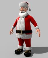 Cartoon Santa Claus