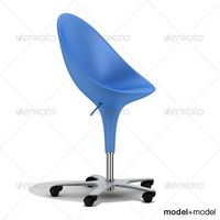 Magis Bombo chair on wheels