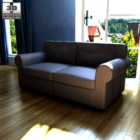 IKEA EKTORP two-seat sofa - 3D Model.
