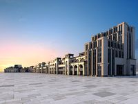 Shopping center, business building