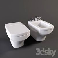 Hanging toilet and bidet V &amp;amp; B Bellevue