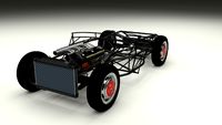 Full Mercedes 300SL chassis