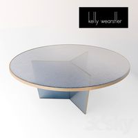 Fractured coffee table by Kelly Wearstler