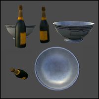 Champange Bottle and a Cooler