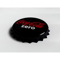 Cola Zero Bottle Tin Cap