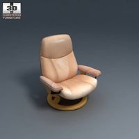 Ambassador Chair - Ekornes Stressless - 3D Model.