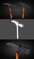Hammer Low Poly