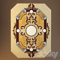 Socket on the floor of marble