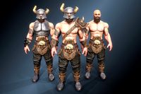 Warrior with an axe