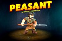 Peasant animated character