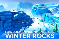 Lowpoly Environment Pack - Winter Rocks