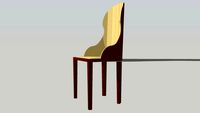 art deco dinner chair