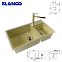 Sink BLANCO METRA 9 and mixer BLANCO LINEE-S